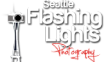 Seattle Flashing Lights Photography